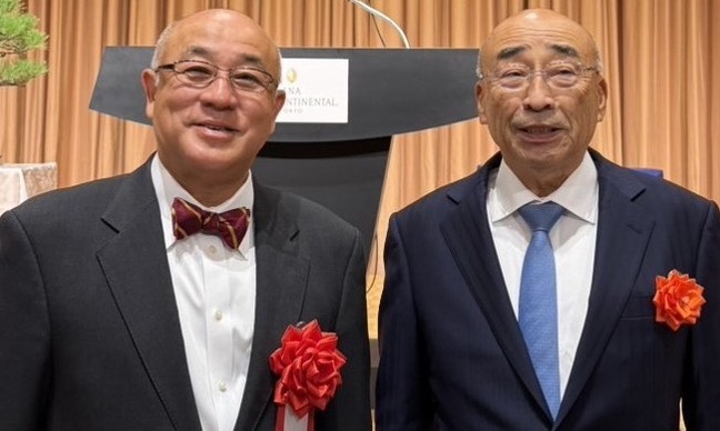 鵜澤宜広氏と小倉協会長