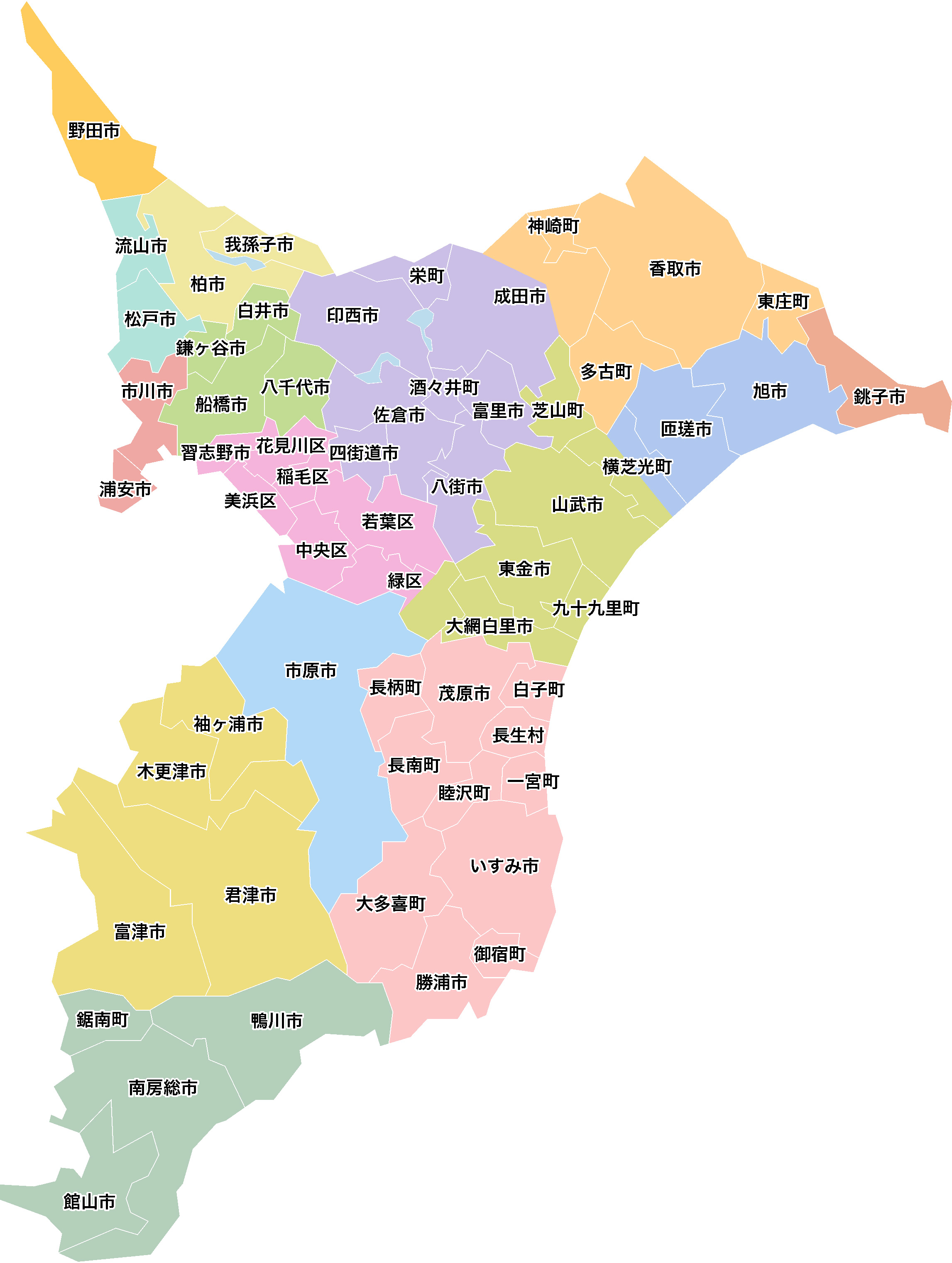 千葉県地図